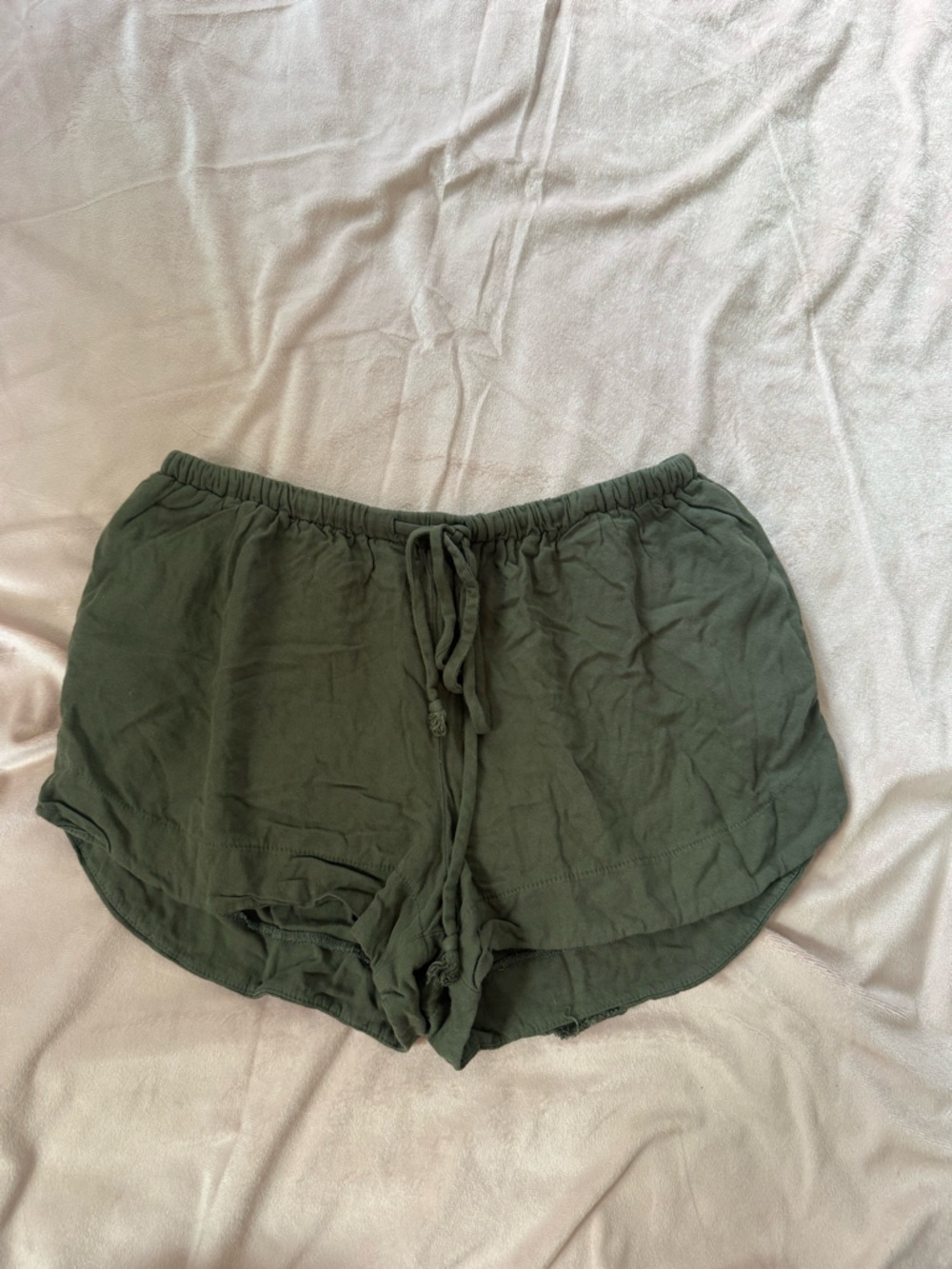 Green shorts